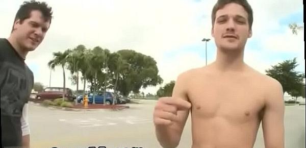 Public nudity gay masturbation and accidental male xxx Mall Cop Krys